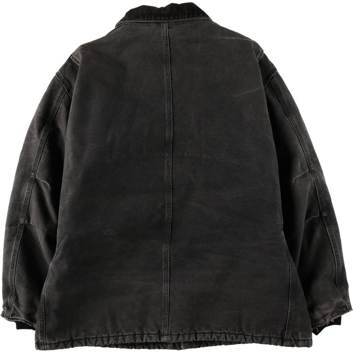 2000'S Carhartt Traditional Padded Duck Work Jacket, Men's Size XL cotton black type Vintage Second Hand