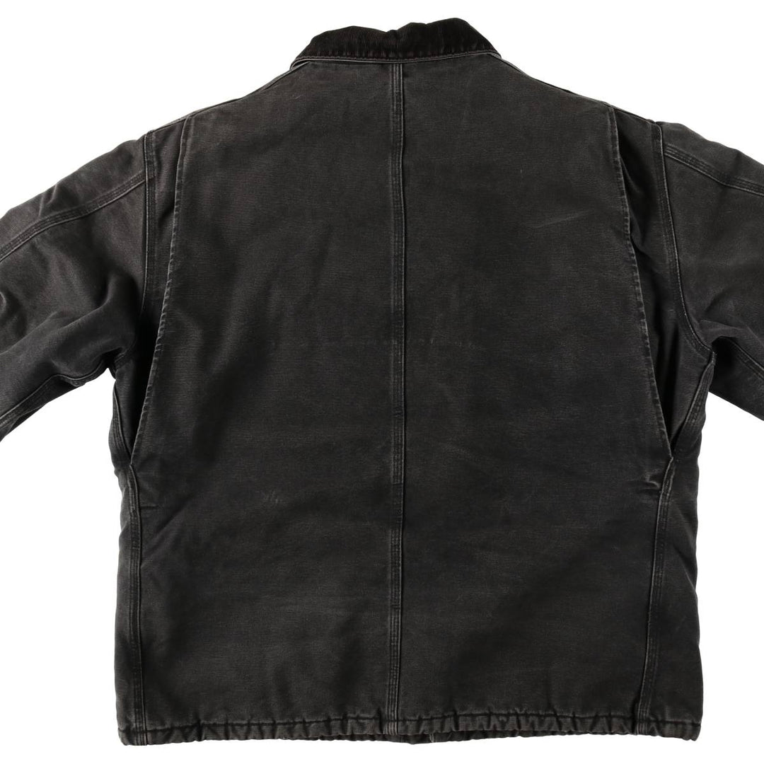 2000'S Carhartt Traditional Padded Duck Work Jacket, Men's Size XL cotton black type Vintage Second Hand
