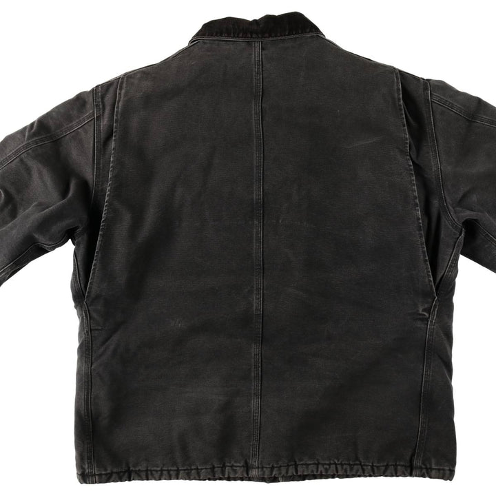 2000'S Carhartt Traditional Padded Duck Work Jacket, Men's Size XL cotton black type Vintage Second Hand