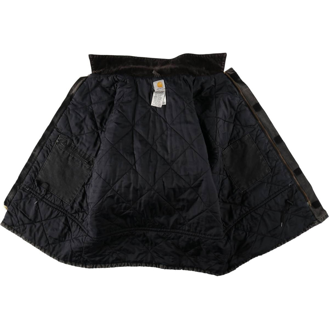 2000'S Carhartt Traditional Padded Duck Work Jacket, Men's Size XL cotton black type Vintage Second Hand