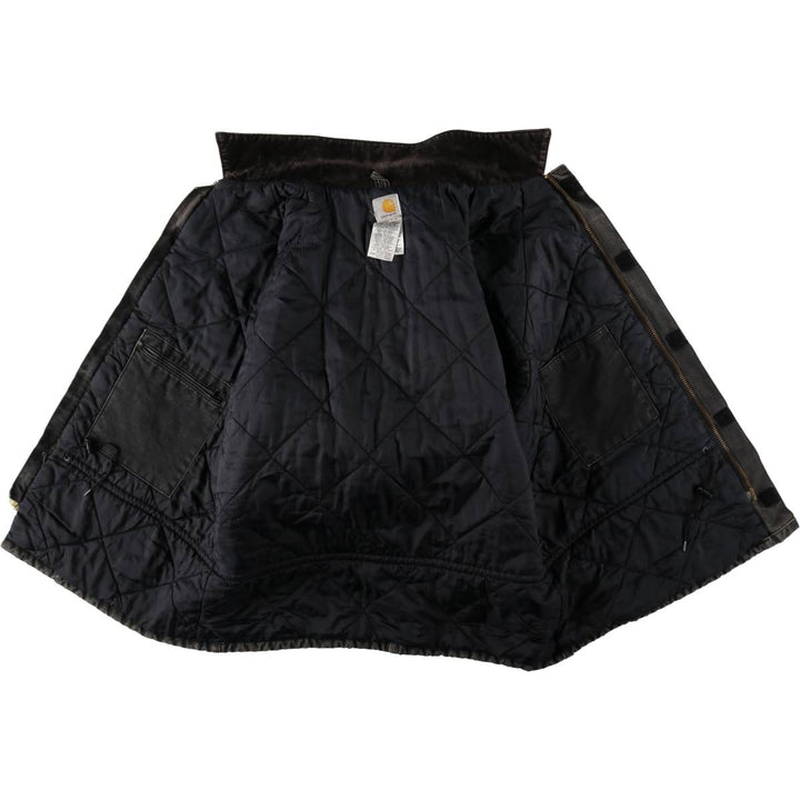 2000'S Carhartt Traditional Padded Duck Work Jacket, Men's Size XL cotton black type Vintage Second Hand