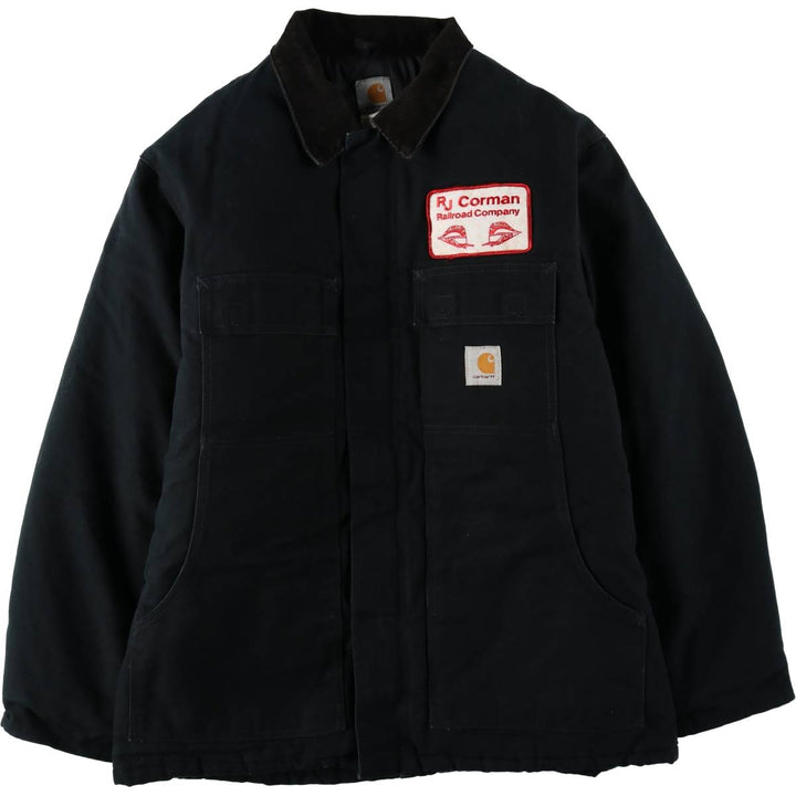 2000'S Carhartt Traditional Padded Duck Work Jacket, Men's Size XL cotton black type Vintage Second Hand