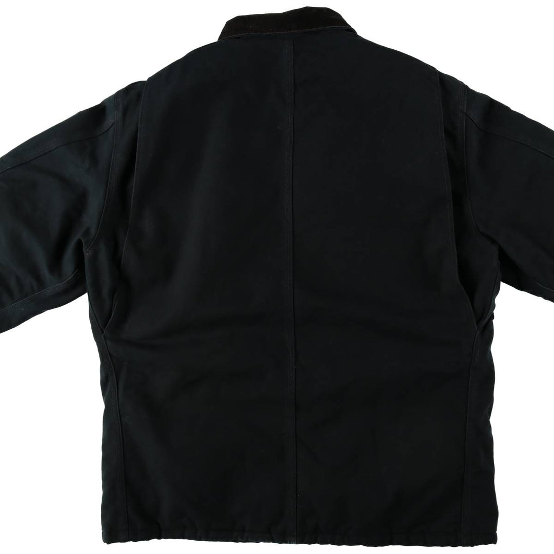 2000'S Carhartt Traditional Padded Duck Work Jacket, Men's Size XL cotton black type Vintage Second Hand