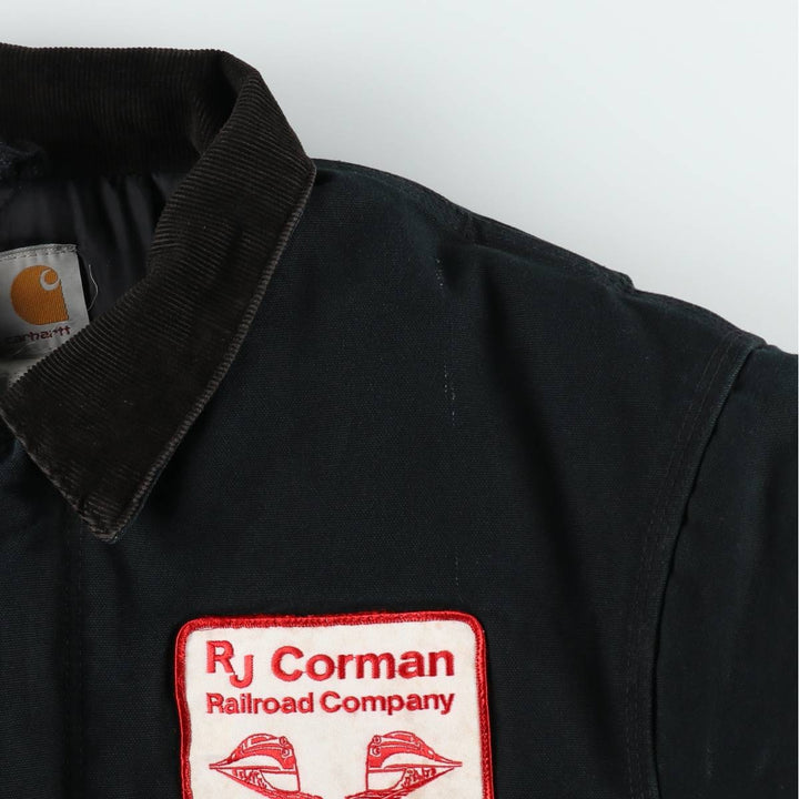 2000'S Carhartt Traditional Padded Duck Work Jacket, Men's Size XL cotton black type Vintage Second Hand
