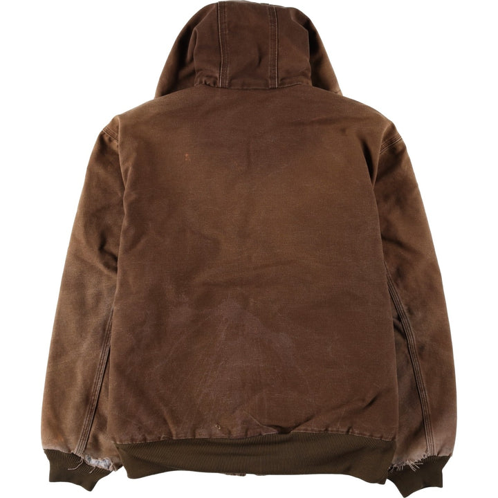 Carhartt Active Jacket, Padded Duck Full-Zip Hoodie, Men's XL unclear brown type Vintage Second Hand