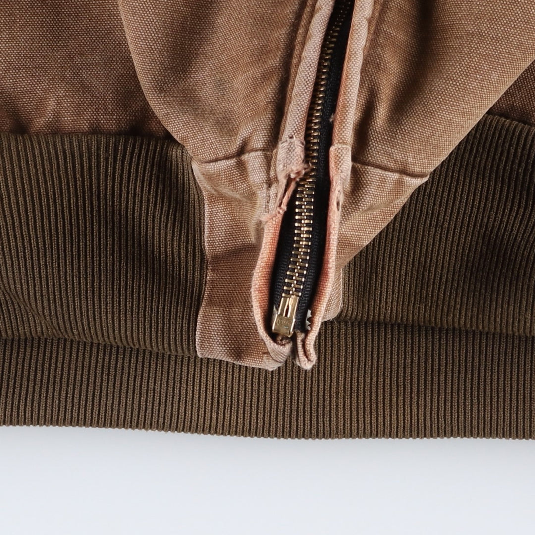 Carhartt Active Jacket, Padded Duck Full-Zip Hoodie, Men's XL unclear brown type Vintage Second Hand