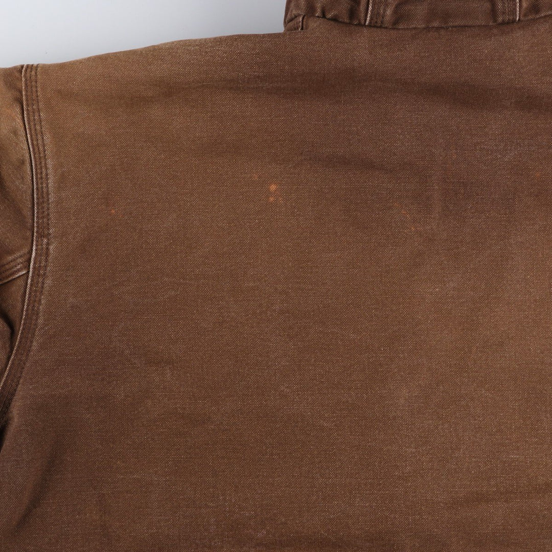 Carhartt Active Jacket, Padded Duck Full-Zip Hoodie, Men's XL unclear brown type Vintage Second Hand