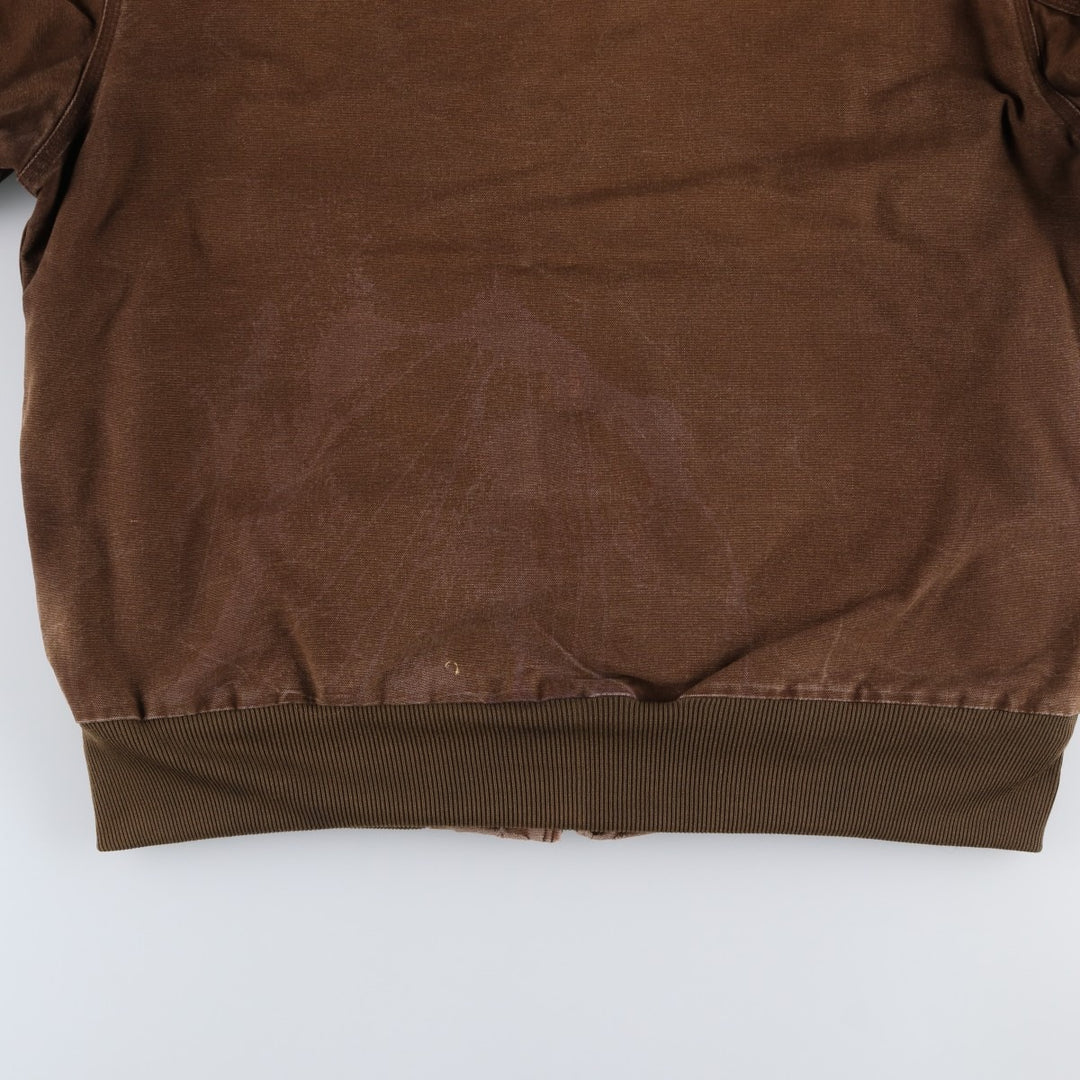 Carhartt Active Jacket, Padded Duck Full-Zip Hoodie, Men's XL unclear brown type Vintage Second Hand