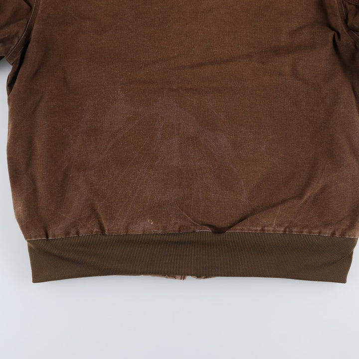 Carhartt Active Jacket, Padded Duck Full-Zip Hoodie, Men's XL unclear brown type Vintage Second Hand