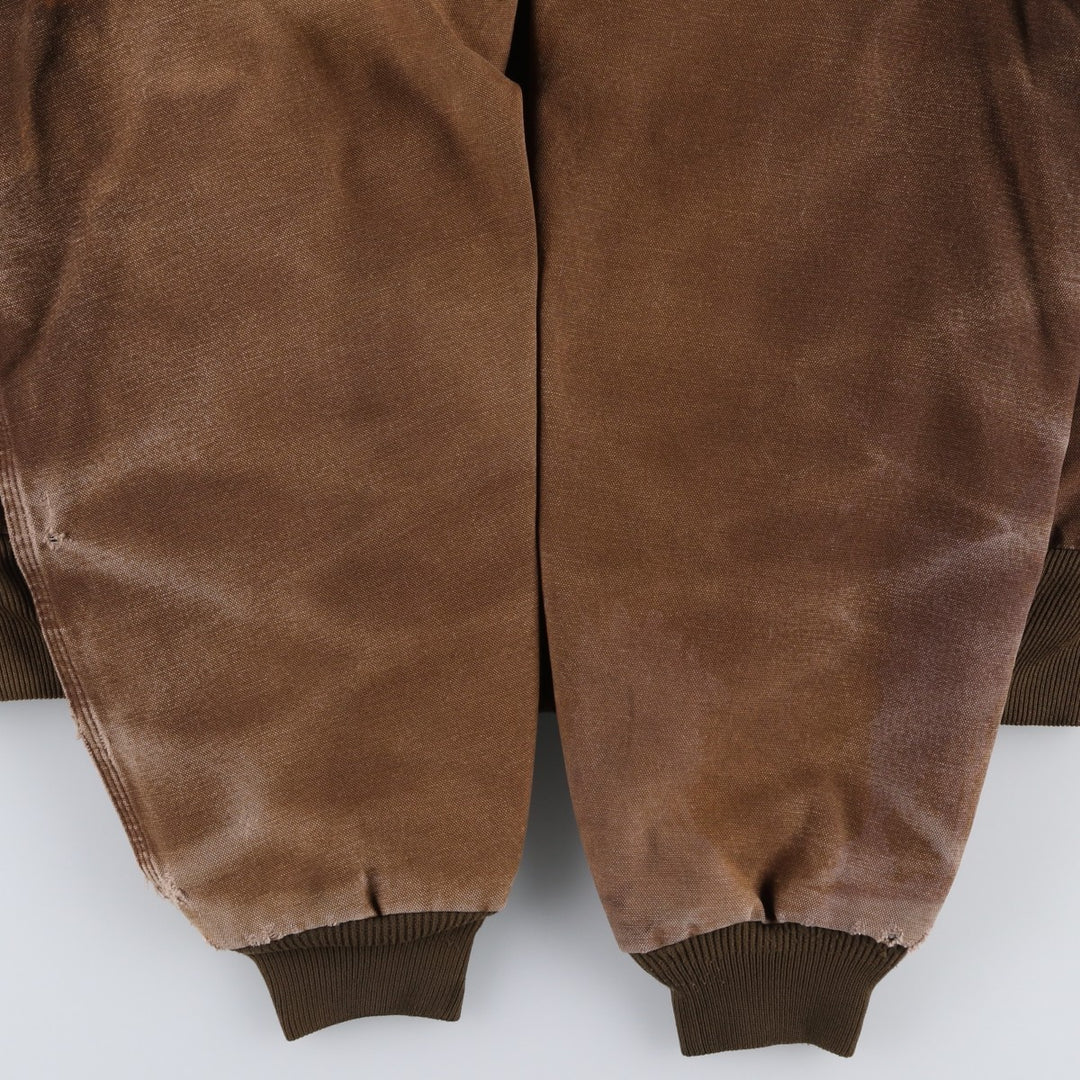 Carhartt Active Jacket, Padded Duck Full-Zip Hoodie, Men's XL unclear brown type Vintage Second Hand