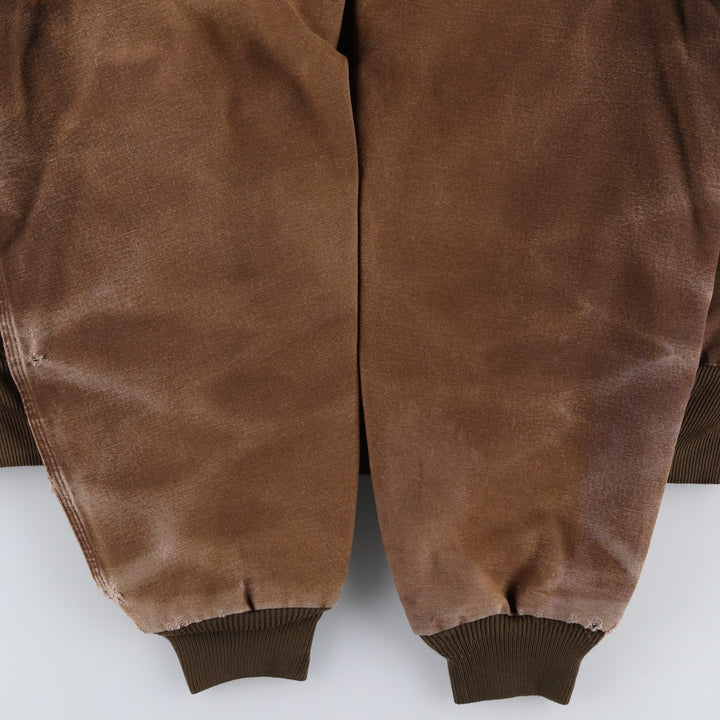 Carhartt Active Jacket, Padded Duck Full-Zip Hoodie, Men's XL unclear brown type Vintage Second Hand