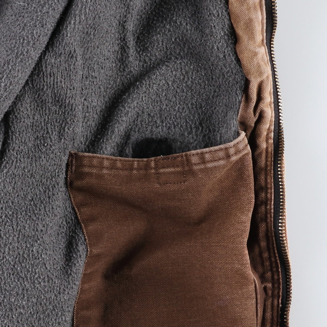 Carhartt Active Jacket, Padded Duck Full-Zip Hoodie, Men's XL unclear brown type Vintage Second Hand