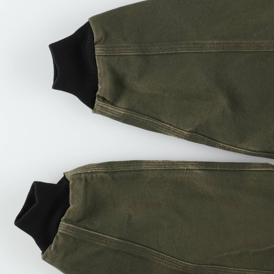 Carhartt Active Jacket Duck Full-Zip Hoodie Men's XL (Equivalent) Vintage unclear Khaki type Vintage Second Hand