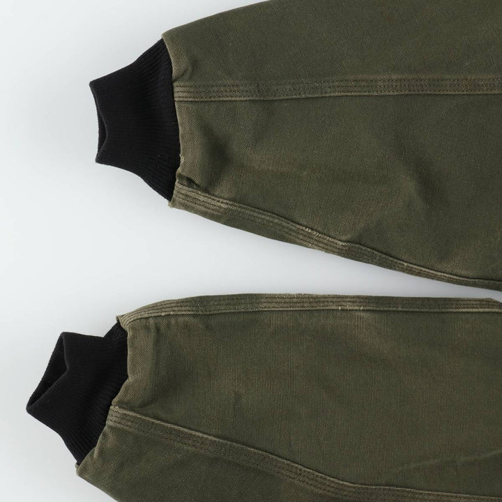 Carhartt Active Jacket Duck Full-Zip Hoodie Men's XL (Equivalent) Vintage unclear Khaki type Vintage Second Hand