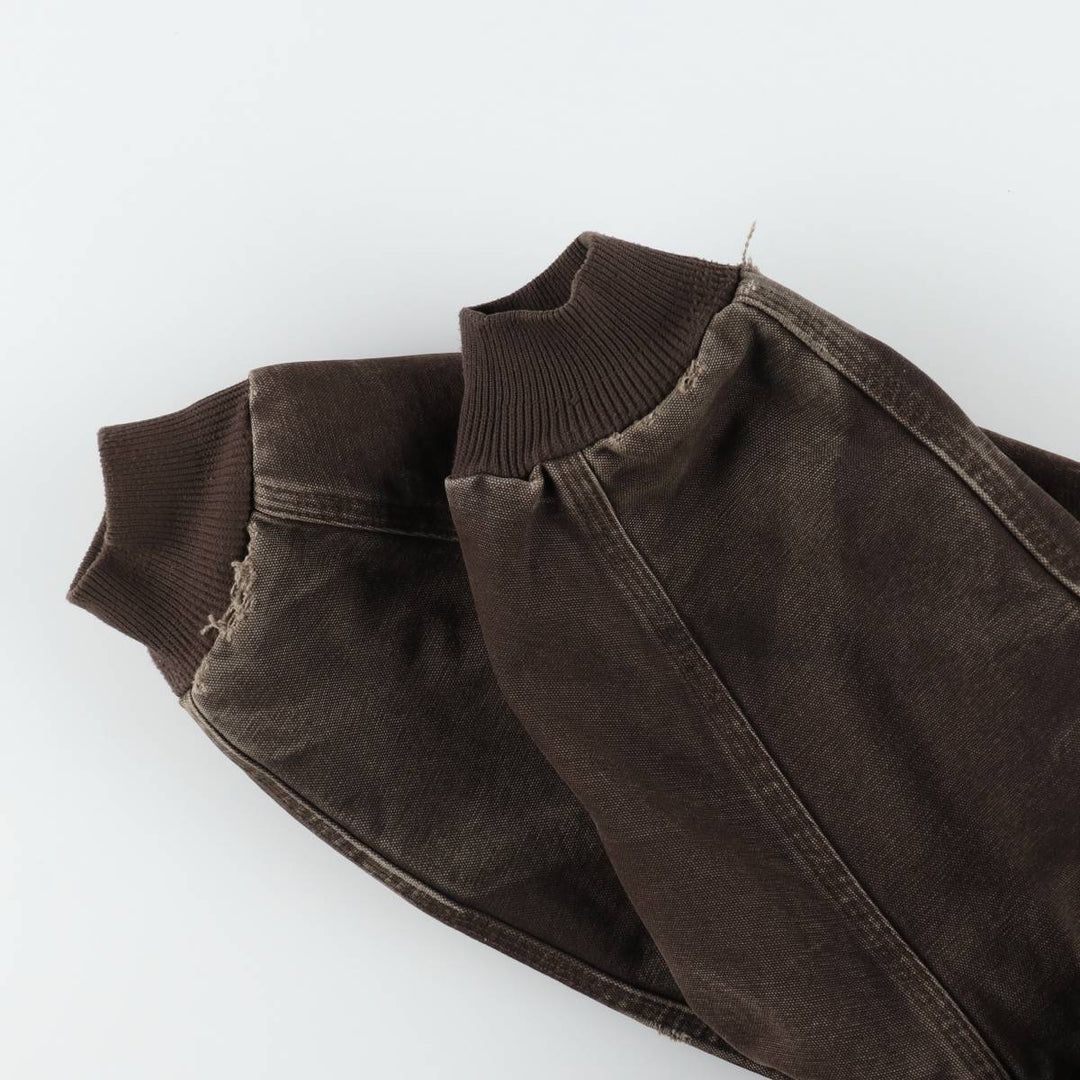 Carhartt Active Jacket, Padded Duck Full-Zip Hoodie, Men's XL cotton brown type Vintage Second Hand