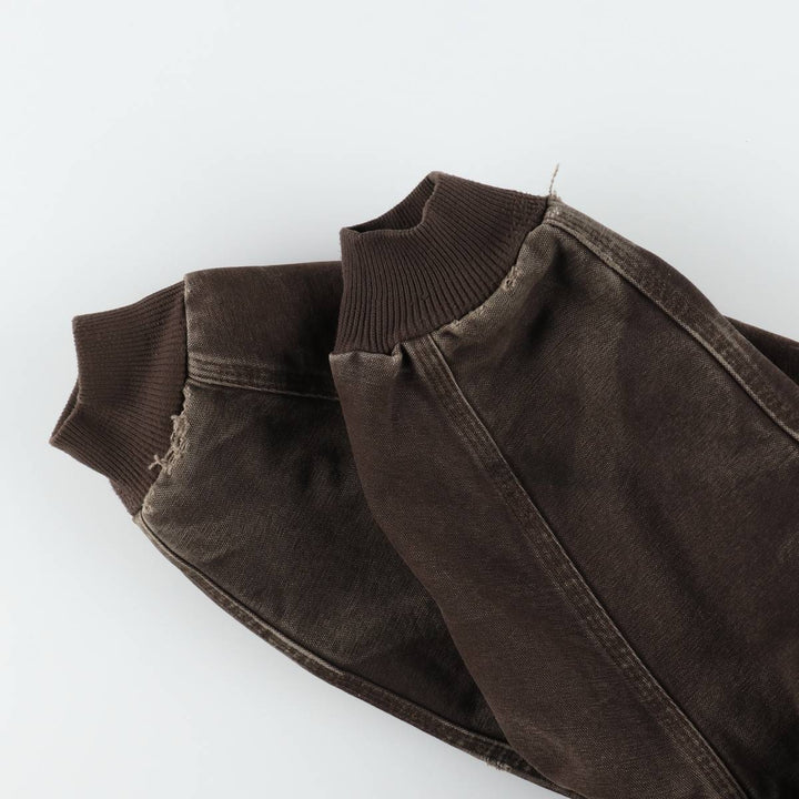 Carhartt Active Jacket, Padded Duck Full-Zip Hoodie, Men's XL cotton brown type Vintage Second Hand