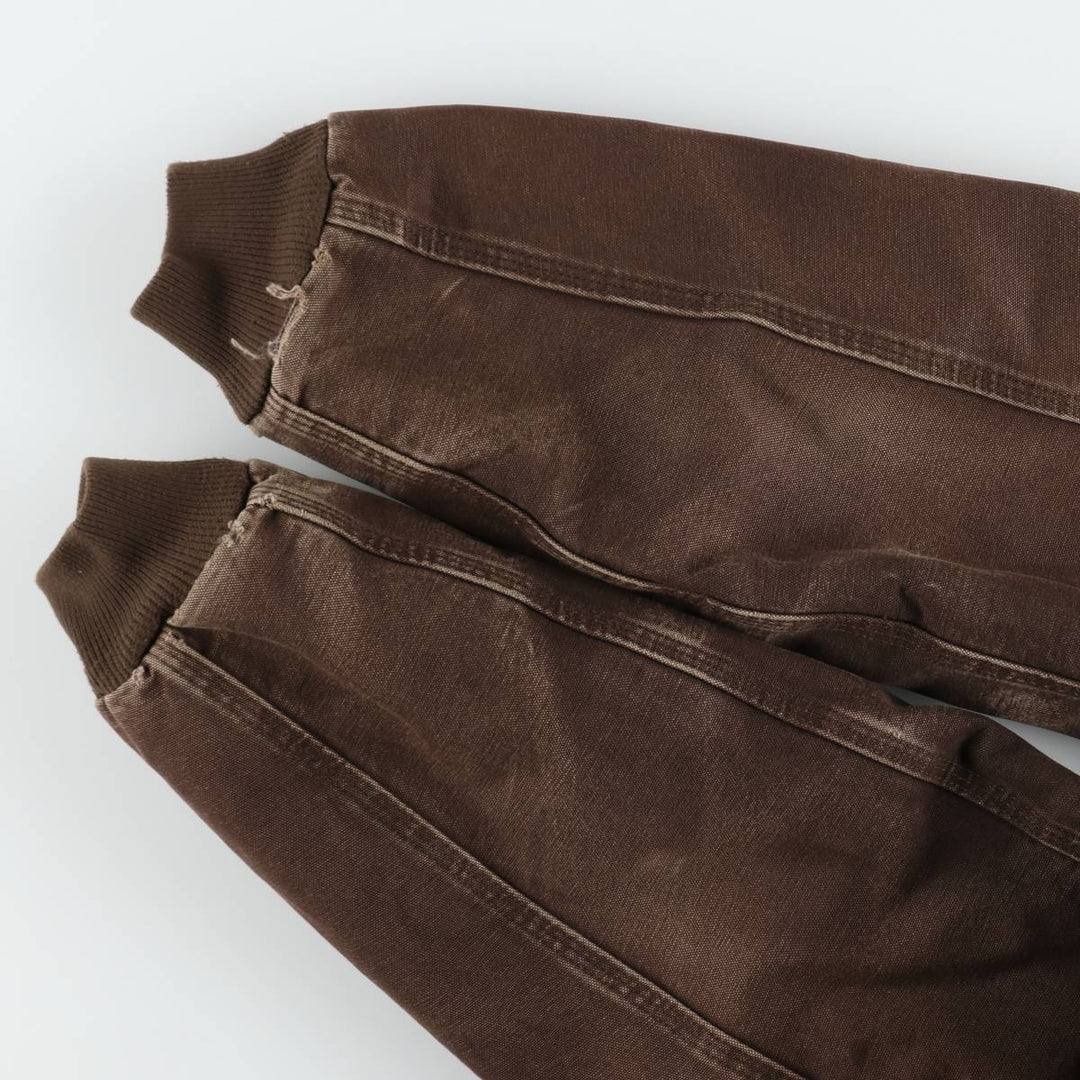 Carhartt Active Jacket, Padded Duck Full-Zip Hoodie, Men's Size Medium cotton brown type Vintage Second Hand