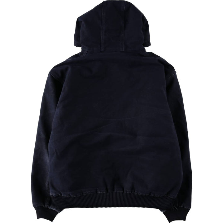 Carhartt Active Jacket, Padded Duck Full-Zip Hoodie, Men's XXL cotton navy blue type Vintage Second Hand