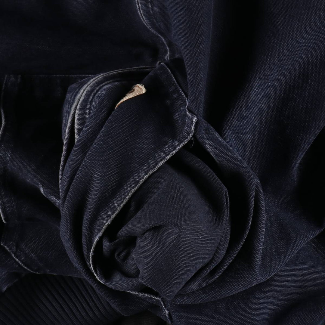 Carhartt Active Jacket, Padded Duck Full-Zip Hoodie, Men's XXL cotton navy blue type Vintage Second Hand
