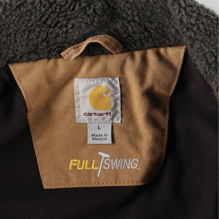 Carhartt FULL SWING Padded Duck Coveralls, Men's Size L (approx.) cotton ocher yellow type Vintage Second Hand