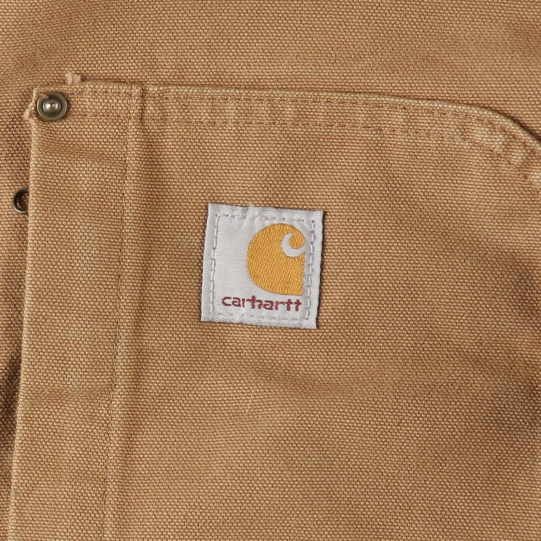 Carhartt FULL SWING Padded Duck Coveralls, Men's Size L (approx.) cotton ocher yellow type Vintage Second Hand