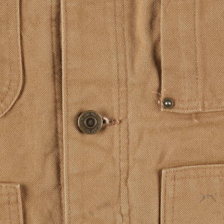 Carhartt FULL SWING Padded Duck Coveralls, Men's Size L (approx.) cotton ocher yellow type Vintage Second Hand