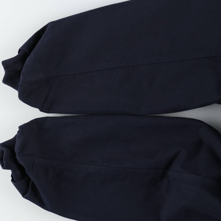 Carhartt Active Jacket with Reflective Details, Duck Full-Zip Hoodie, Made in USA, Men's Size XL (approx.) cotton navy blue type Vintage Second Hand