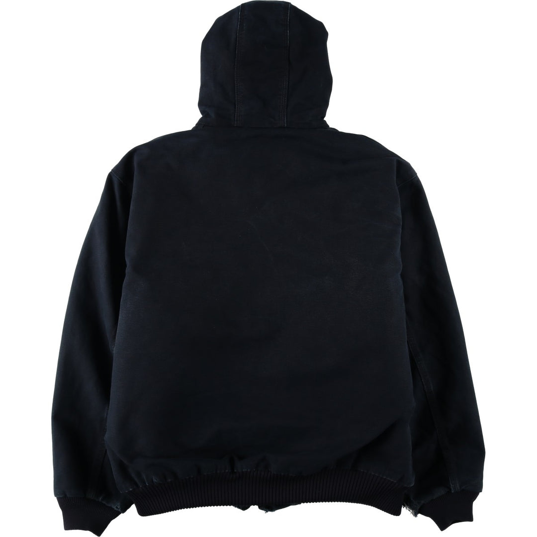 Carhartt Active Jacket, Padded Duck Full Zip Parka, Made in USA, Men's XL cotton black type Vintage Second Hand