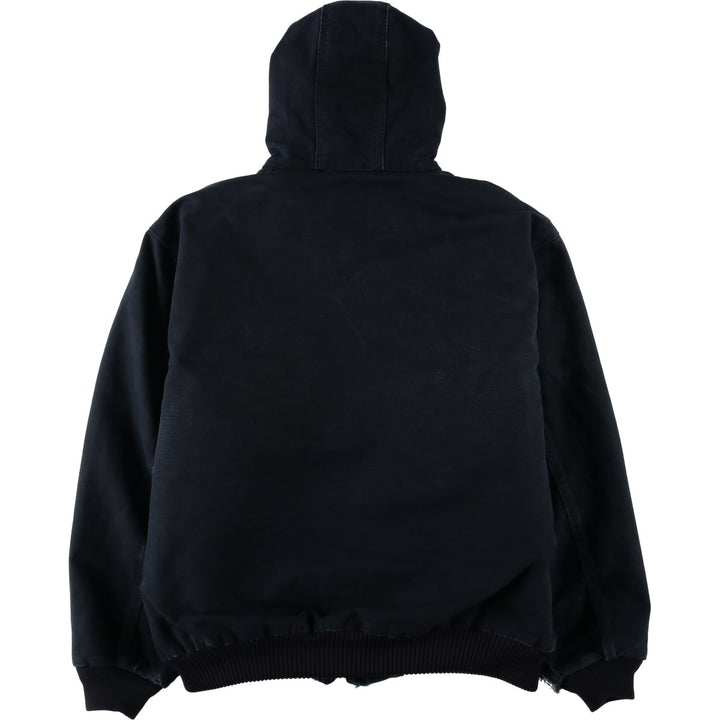 Carhartt Active Jacket, Padded Duck Full Zip Parka, Made in USA, Men's XL cotton black type Vintage Second Hand