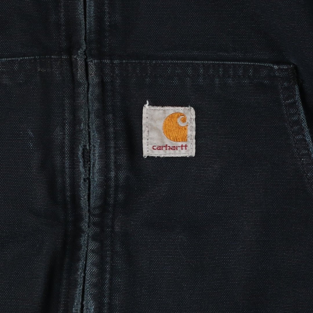 Carhartt Active Jacket, Padded Duck Full Zip Parka, Made in USA, Men's XL cotton black type Vintage Second Hand