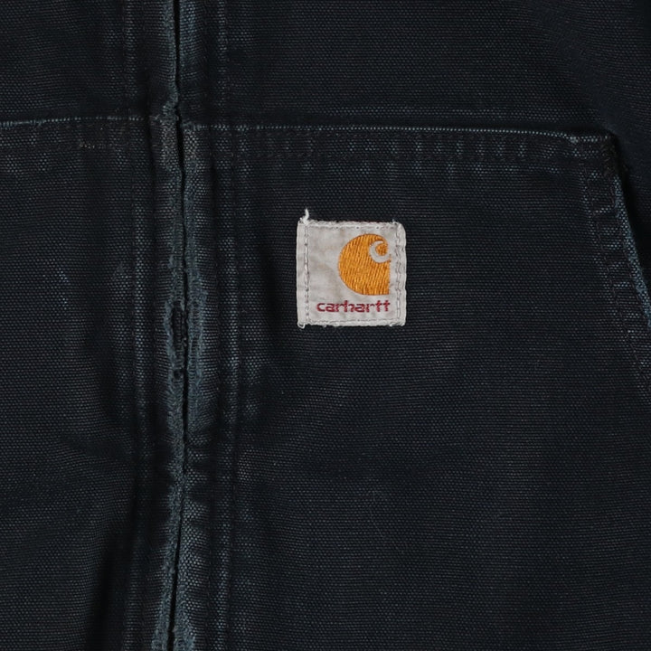 Carhartt Active Jacket, Padded Duck Full Zip Parka, Made in USA, Men's XL cotton black type Vintage Second Hand