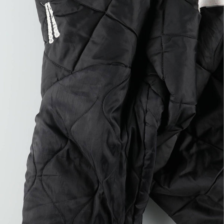 80s-90'S Carhartt Traditional Padded Duck Work Jacket, Made in USA, Men's Size L unclear black type Vintage Second Hand