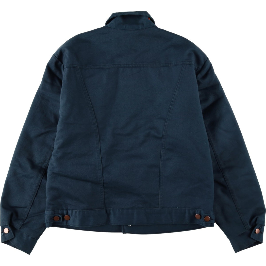 70s-80'S Red Kap Work Jacket, Made in USA, Men's Size M (Equivalent), Vintage polyester navy blue type Vintage Second Hand