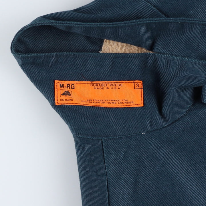 70s-80'S Red Kap Work Jacket, Made in USA, Men's Size M (Equivalent), Vintage polyester navy blue type Vintage Second Hand