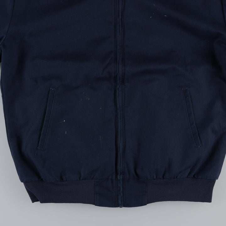 ~90'S Red Kap Work Blouson, Men's Size L (approx.), Vintage polyester navy blue type Vintage Second Hand