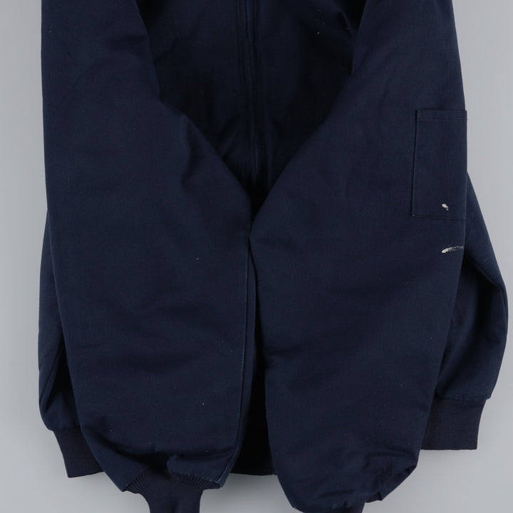 ~90'S Red Kap Work Blouson, Men's Size L (approx.), Vintage polyester navy blue type Vintage Second Hand