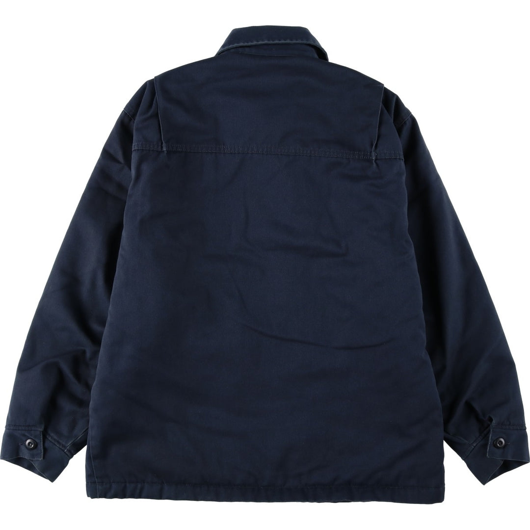 Dickies padded work jacket, men's size XL polyester navy blue type Vintage Second Hand