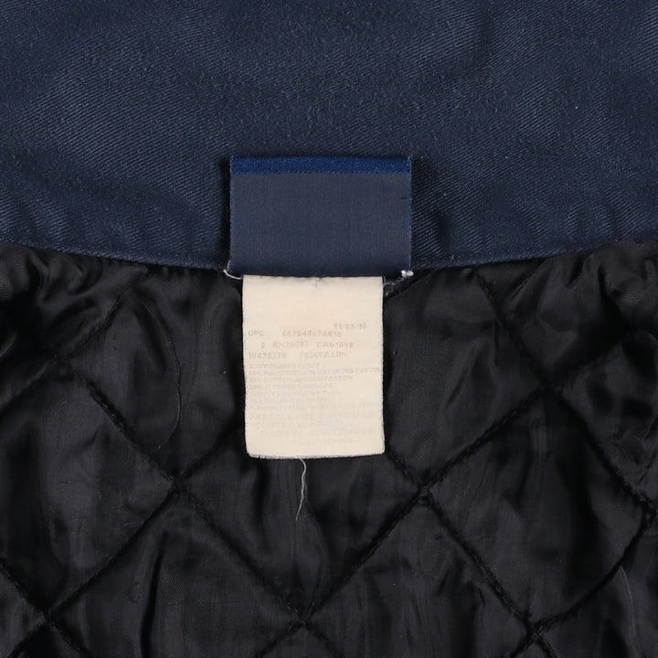 Dickies padded work jacket, men's size XL polyester navy blue type Vintage Second Hand