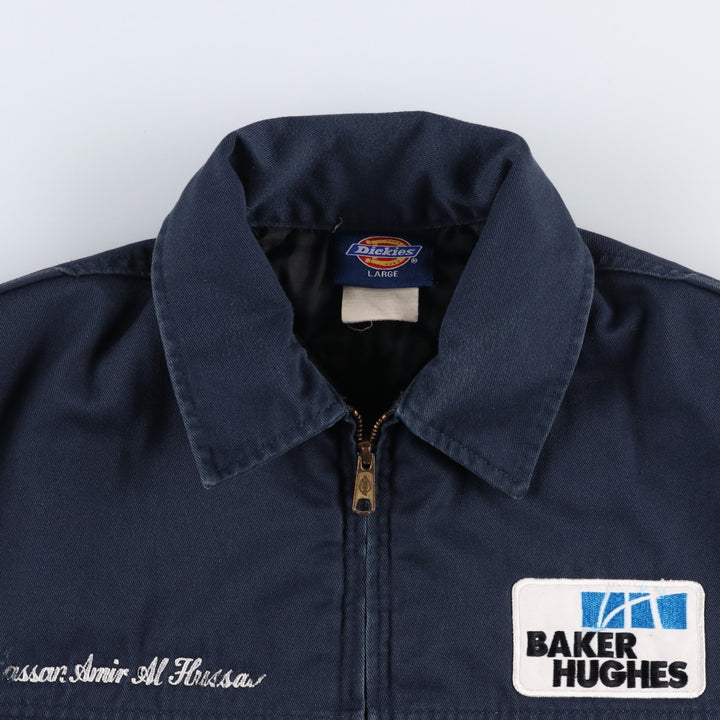 Dickies padded work jacket, men's size XL polyester navy blue type Vintage Second Hand