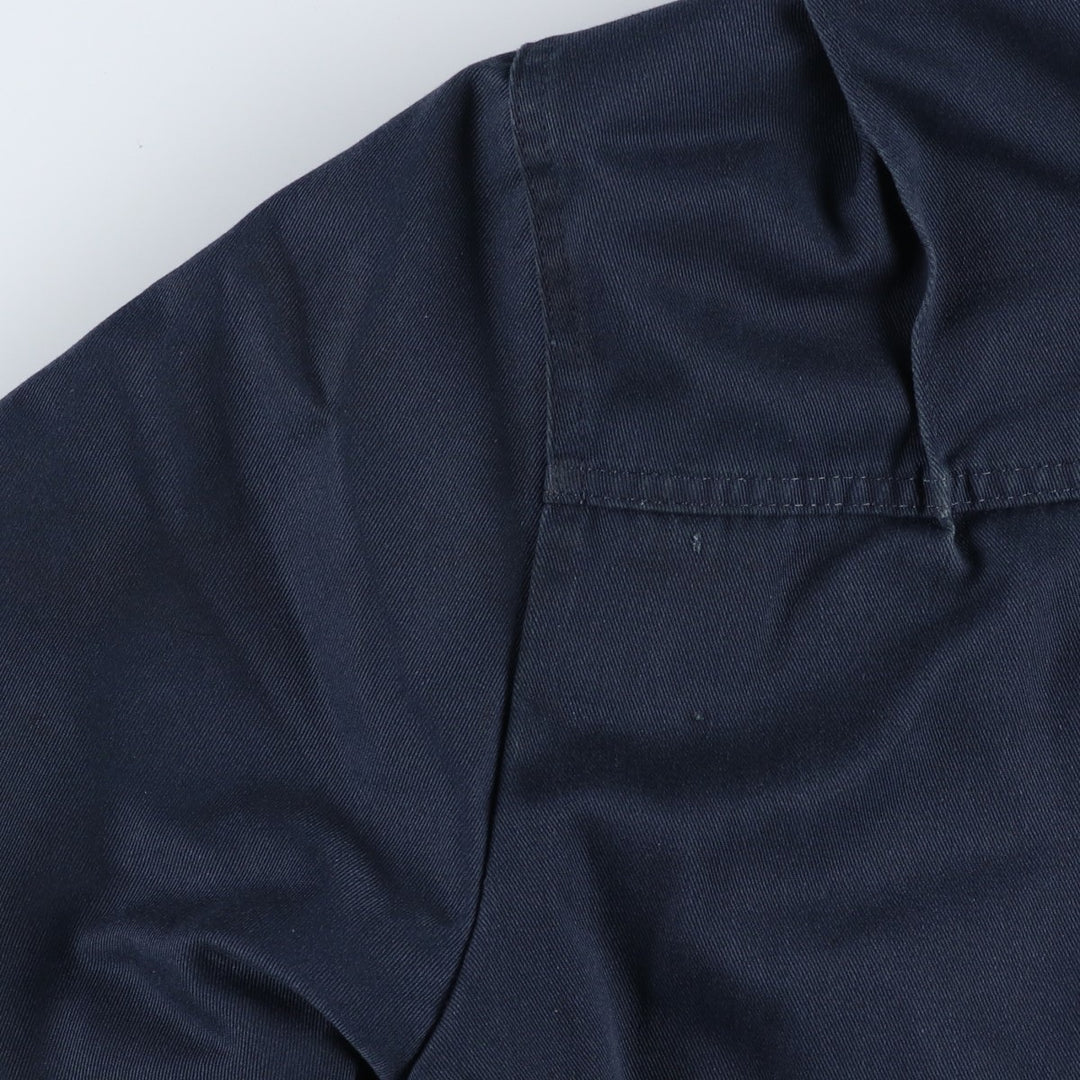 Dickies padded work jacket, men's size XL polyester navy blue type Vintage Second Hand
