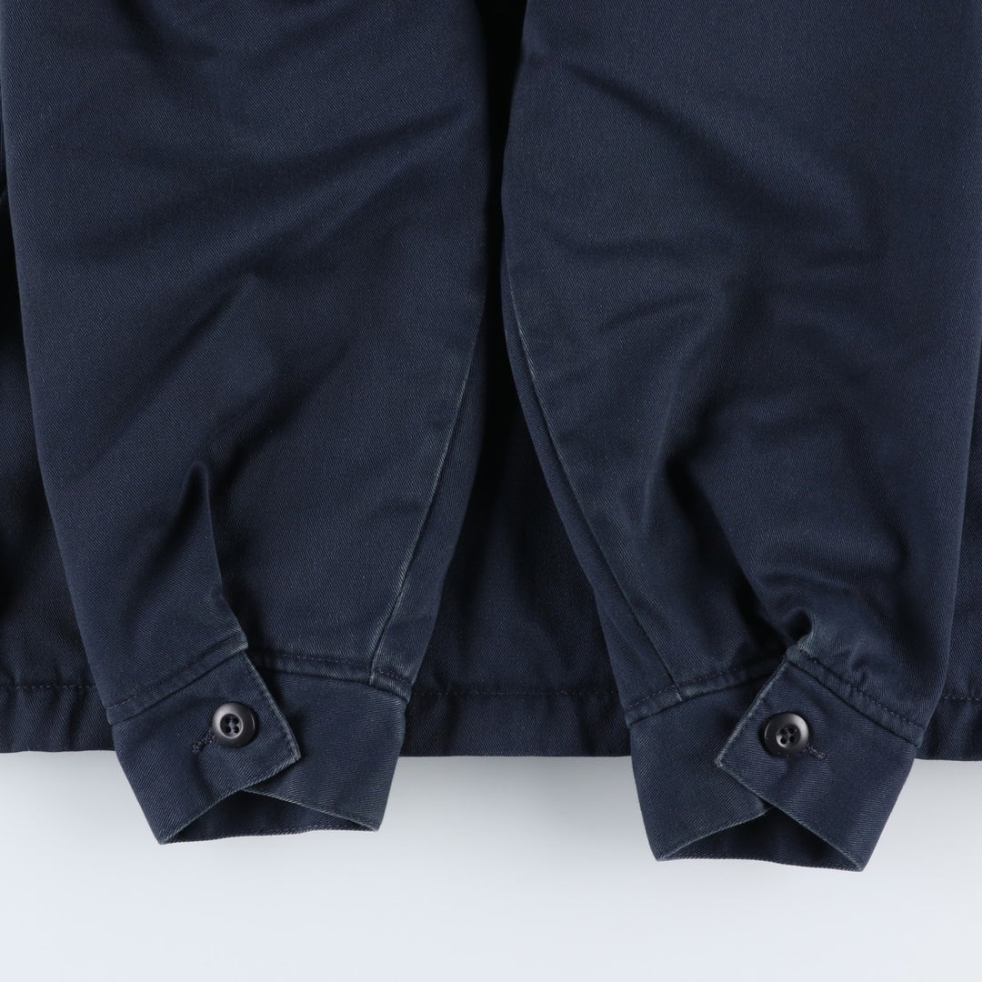 Dickies padded work jacket, men's size XL polyester navy blue type Vintage Second Hand