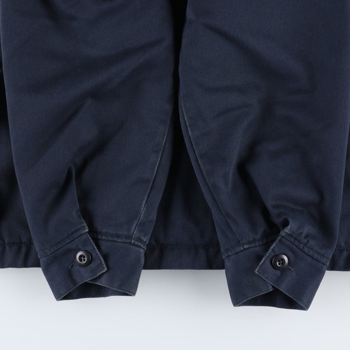 Dickies padded work jacket, men's size XL polyester navy blue type Vintage Second Hand