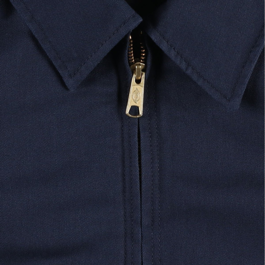 Dickies padded work jacket, men's size L polyester navy blue type Vintage Second Hand