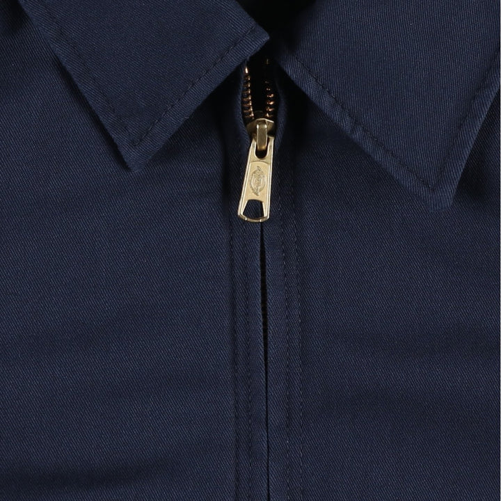 Dickies padded work jacket, men's size L polyester navy blue type Vintage Second Hand