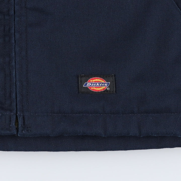 Dickies padded work jacket, men's size XL polyester navy blue type Vintage Second Hand