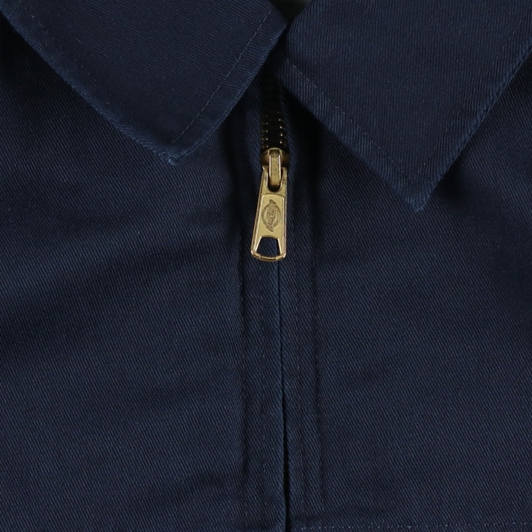 Dickies padded work jacket, men's size XL polyester navy blue type Vintage Second Hand