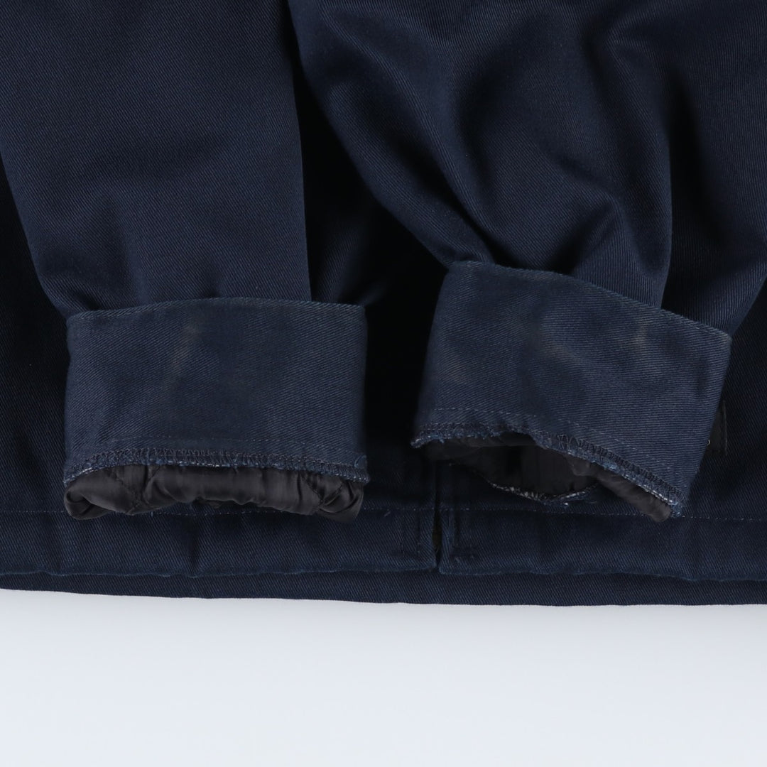 Dickies padded work jacket, men's size XL polyester navy blue type Vintage Second Hand