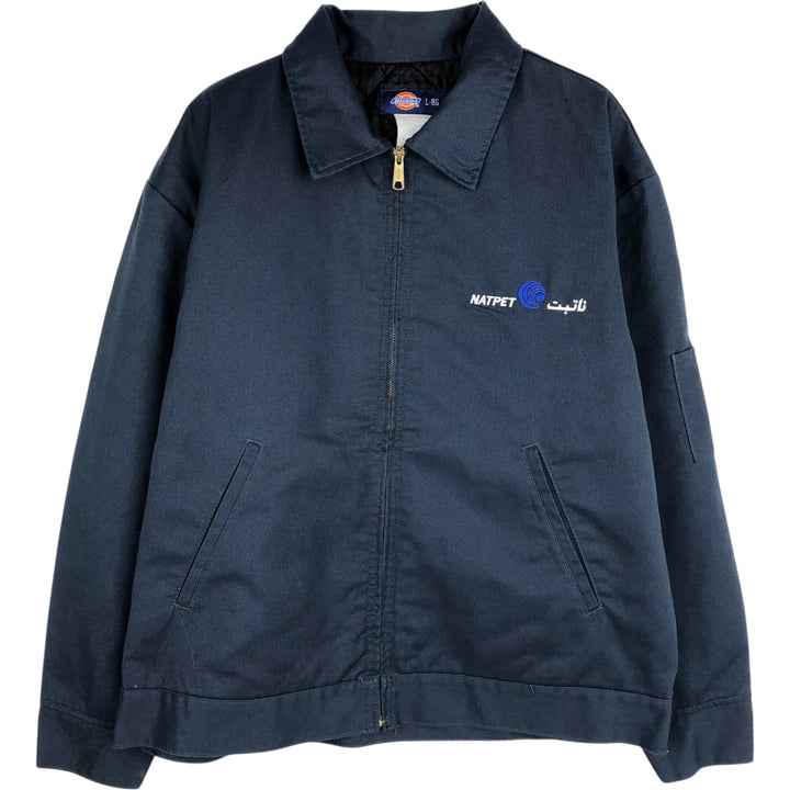 Dickies Eisenhower Jacket, padded work jacket, men's size L unclear navy blue type Vintage Second Hand