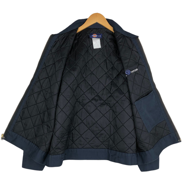 Dickies Eisenhower Jacket, padded work jacket, men's size L unclear navy blue type Vintage Second Hand