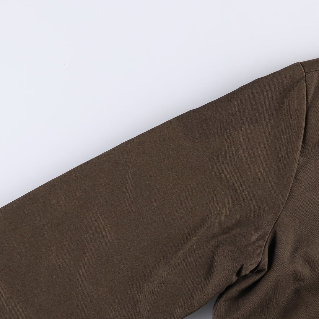 Dickies padded work jacket, men's size L polyester brown type Vintage Second Hand